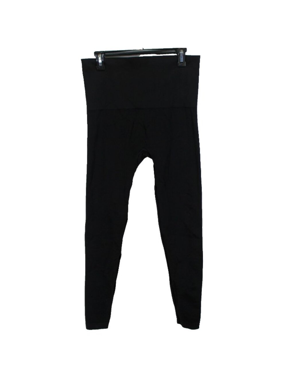 Spanx Look at Me Now Seamless Leggings Womens Size 3X Solid Black Tummy Slimming